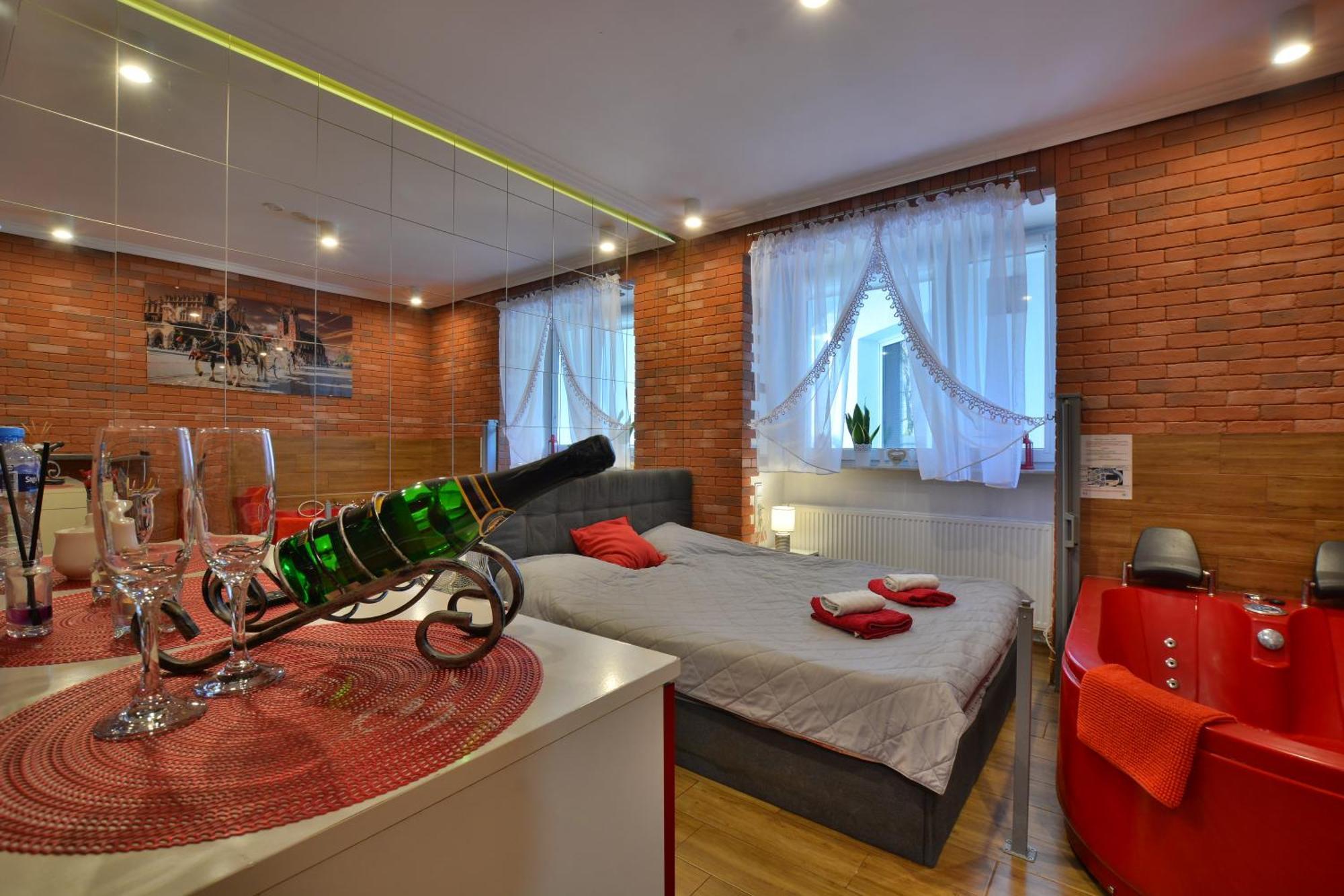 Jacuzzi Apartment Red Kraków Exteriör bild